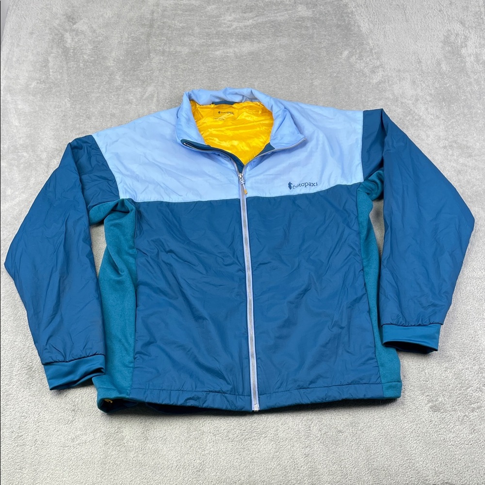 Cotopaxi XXL Men Pacaya Blue, Yellow Polartec Alpha Insulated Performance Jacket